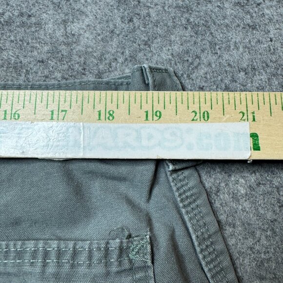 Carhartt Pants Mens 40 x 32 Gray Straight Dungaree Fit Work Canvas 100% Cotton - Picture 8 of 9
